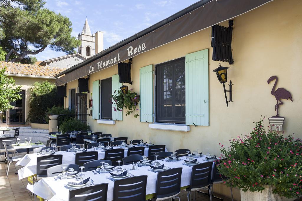 Logis Hotel Restaurant Le Flamant Rose Camargue Albaron Zewnętrze zdjęcie